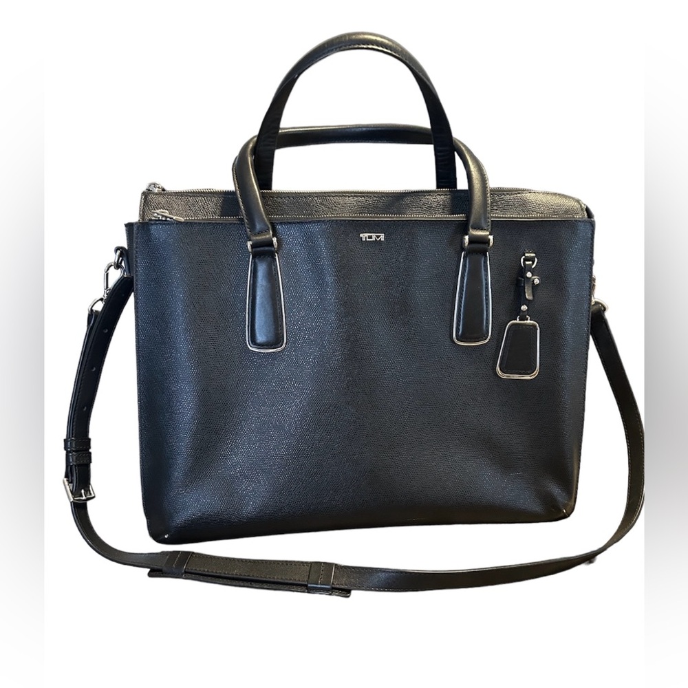 Tumi Sinclair Nita Commuter Briefcase Crossbody Color Black